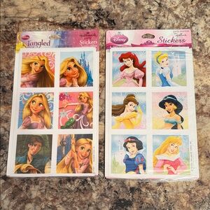 Hallmark Party DISNEY PRINCESS Stickers